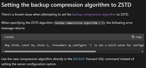 The Benefits of Zstd Compression