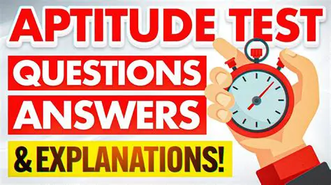 The Best Example of an Aptitude Test
