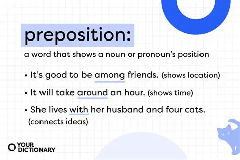 The Importance of Prepositions in Astronomy