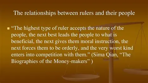 The Relationship Between Rulers and the People