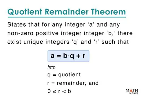 The Remainder of the Quotient