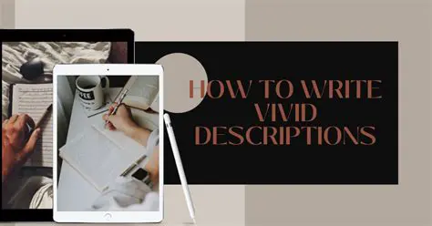 To create vivid descriptions