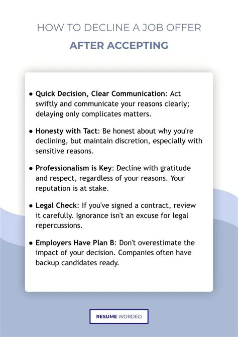 Understanding the Job Offer