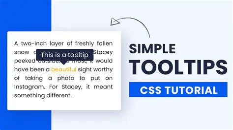 Using CSS to style tooltips