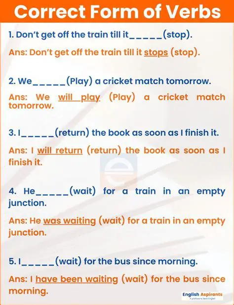 Using the Correct Verb Form in Conditional Sentences