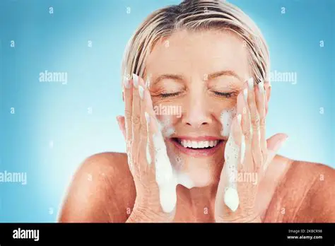 Washing the skin regularly