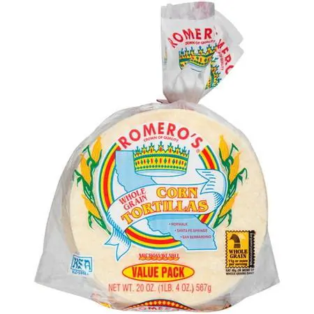 Whole Grain Corn Tortillas