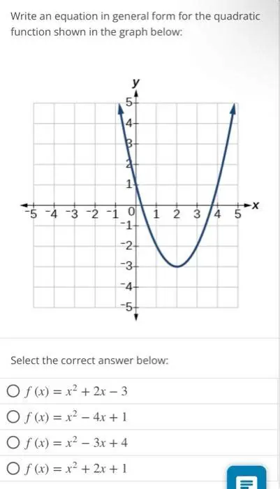 Writing the Equation in General Form